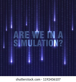 Matrix Simulation Background