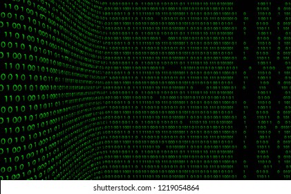 Matrix style background. 3D motion binary codes. creative design for social media, ad, print, promotion, cover, card, print, banner, poster, placard.