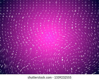Matrix swirl  background. Vector illustration
