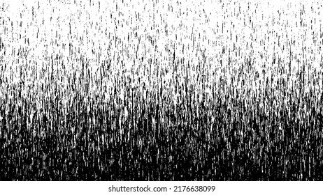 Matrix texture of lines. Futuristic abstract background. Particle pattern. Visualization of big data. Broken screen virus. Vector illustration.