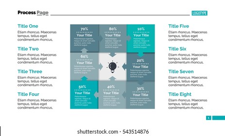Matrix Three by Three Slide Template