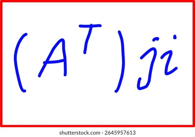 matriz transpor fórmula matemática, matriz álgebra