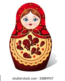 Matryoshka doll,  Russian Souvenir