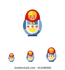 Matryoshka flat icon