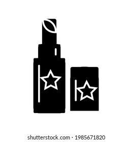 matte lipstick vector type icon