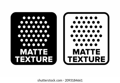"Matte Texture" vector information sign