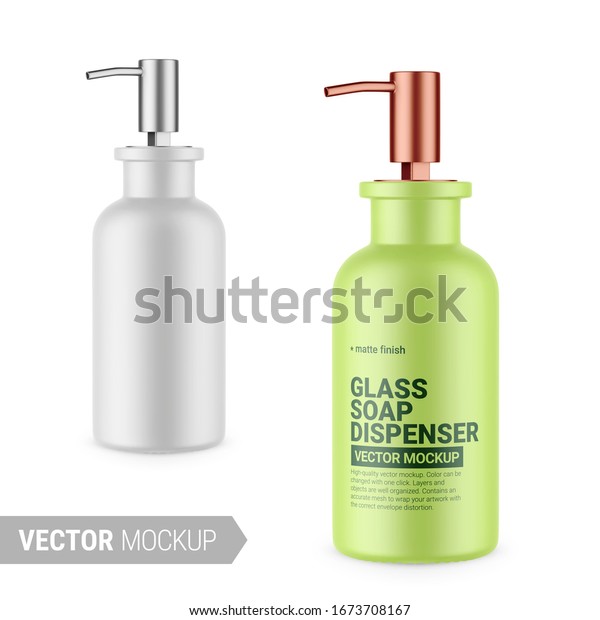 Download Matte White Soap Dispenser Bottle Editable Stock Vector Royalty Free 1673708167