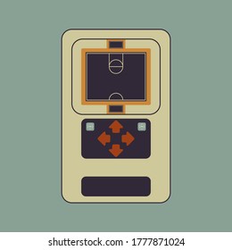 Mattel Electronics Basketball vector illustration