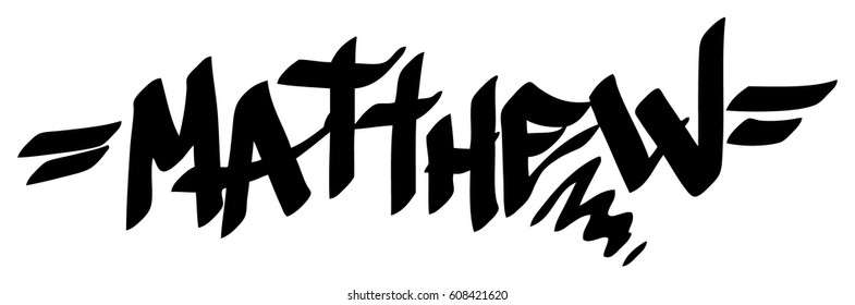 Matthew Name Images, Stock Photos & Vectors | Shutterstock