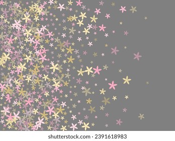 Matthiola abstract flowers vector illustration. Pretty garden floral elements isolated. wedding invitation motif. Organic flowers Matthiola stylized bloom. Tabby petals.