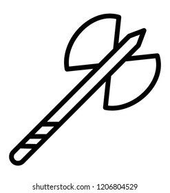 Mattock icon design for digging and excavation