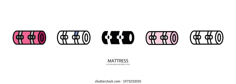 MATTRES SET VECTOR TYPE ICON