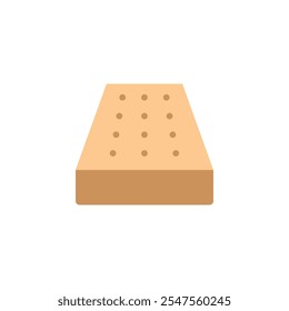 Mattress bedroom icon vector basic design simple and modern concept graphic