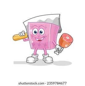 the mattress Butcher illustration. character vector