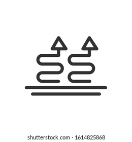 mattress comfortable soft textile vector illustration linear design