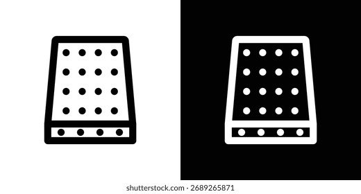 Icono de colchón Paquete de Vector de movimiento editable, adecuado para Diseños web.