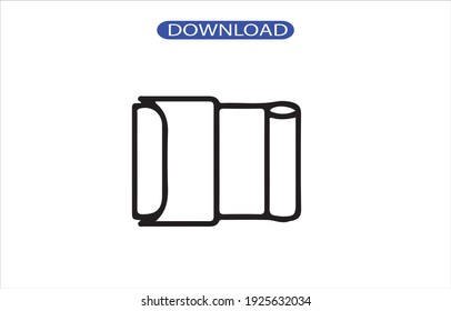 mattress icon or logo isolated sign symbol vector illustration - high quality black style vector icons.