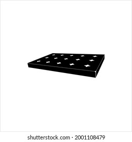 Mattress Icon, Sleeping Bedding Mattress Icon Vector Art Illustration