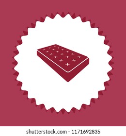 Mattress icon, vector design element
