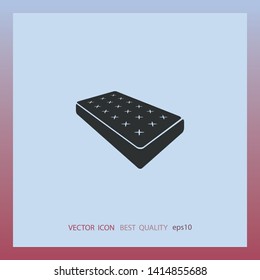 Mattress icon, vector design element
