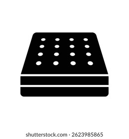 mattress icon vector design template simple and clean