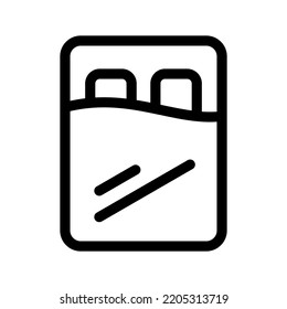 Mattress Icon Vector Symbol Design Illustration