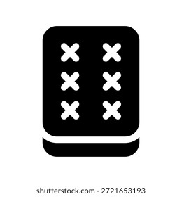 Ilustração de design de símbolo de vetor de ícone de colchão
