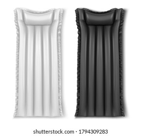 Mattress inflatable for pool and beach, realistic