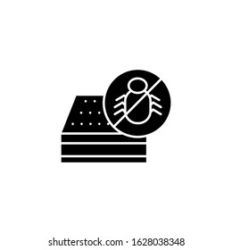 Mattress, insect, ban icon. Simple convenience for sleeping icons for ui and ux, website or mobile application