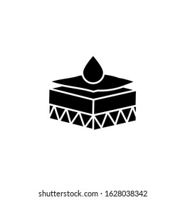 Mattress, layers, drop icon. Simple convenience for sleeping icons for ui and ux, website or mobile application