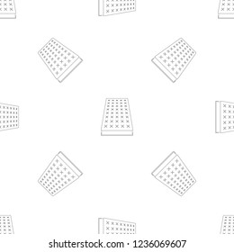 Mattress pattern seamless vector repeat geometric for any web design