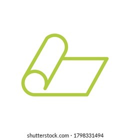 diseño del logotipo del icono del vector colchón