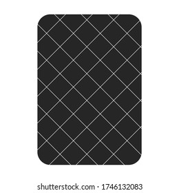 Mattress vector icon.Black vector icon isolated on white background mattress.