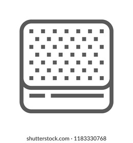 Mattress Vector Line Icon
