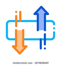 Mattress Ventilation Icon Vector. Outline Mattress Ventilation Sign. Isolated Contour Symbol Illustration