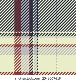 Mature tartan vector texture, realistic fabric seamless plaid. Pajamas check textile background pattern in light and dark colors palette.