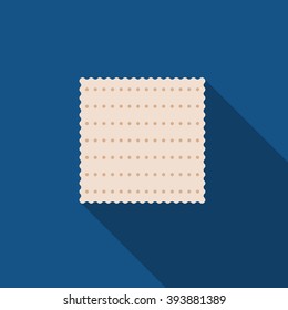 Matzah, Passover cracker vector