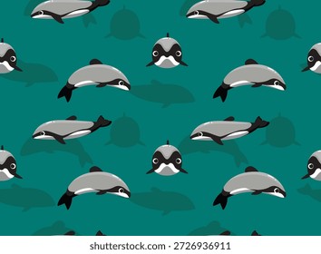 Fondo de pantalla de fondo sin fisuras de dibujos animados de delfines de Maui