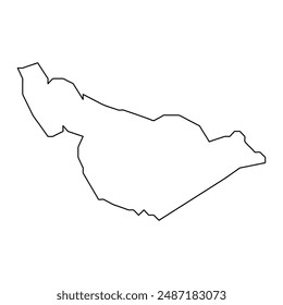 Maunabo map, administrative division of Puerto Rico. Vector illustration.