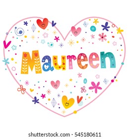 8 Maureen lettering Images, Stock Photos & Vectors | Shutterstock