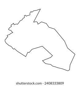 Mauren municipality map, administrative division of Liechtenstein. Vector illustration.