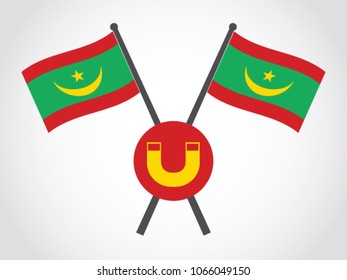 Mauritania Emblem Tourist Magnet