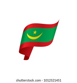 Mauritania flag, vector illustration