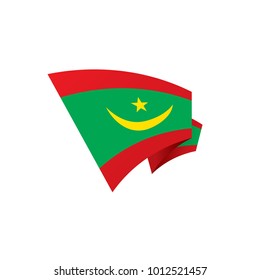 Mauritania flag, vector illustration