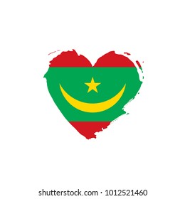 Mauritania flag, vector illustration