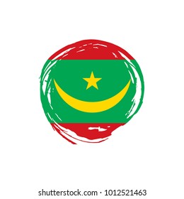 Mauritania flag, vector illustration