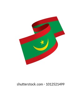 Mauritania flag, vector illustration