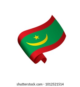Mauritania flag, vector illustration