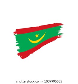 Mauritania flag, vector illustration