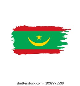 Mauritania flag, vector illustration